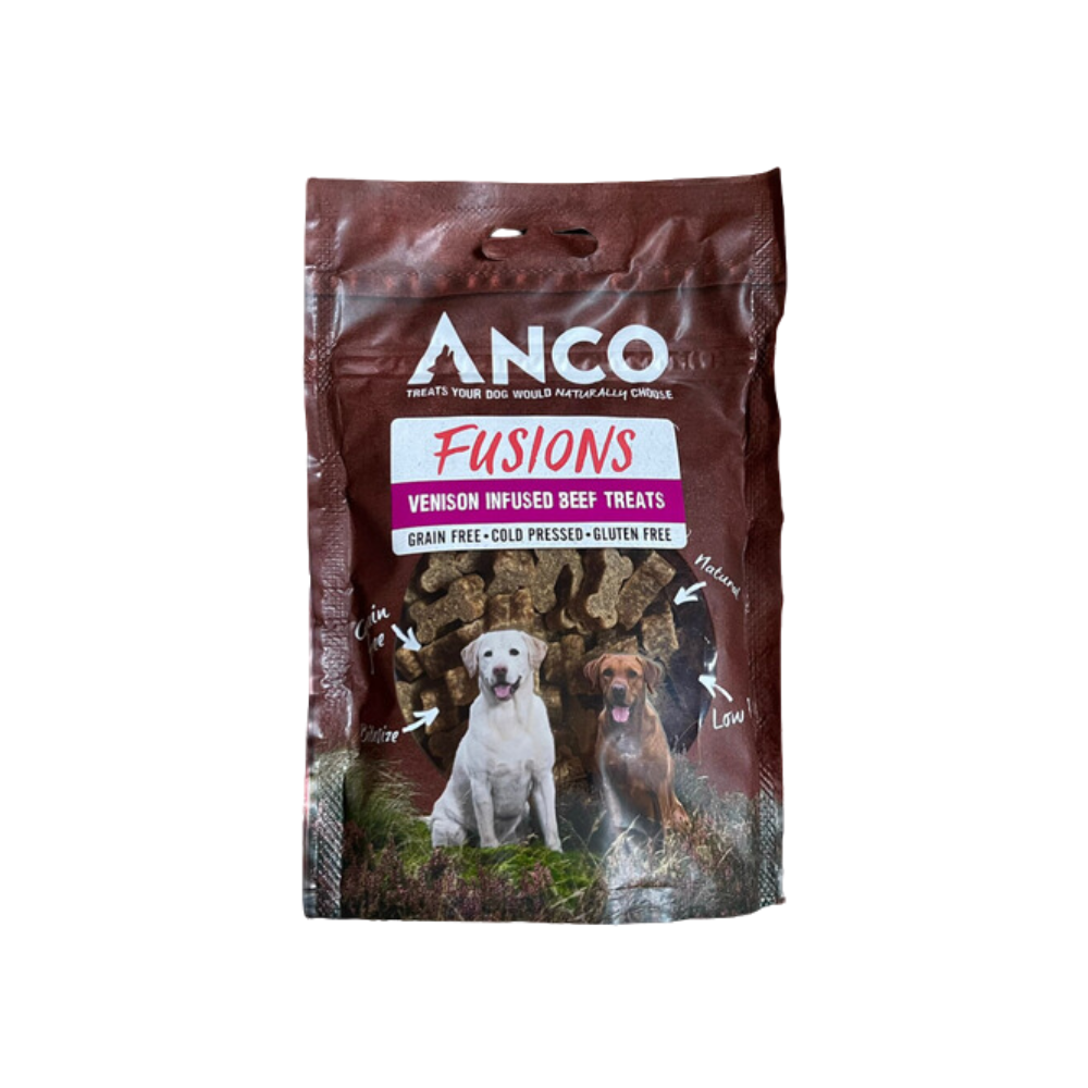 Anco Fusions Venison Infused Beef Treats 100g