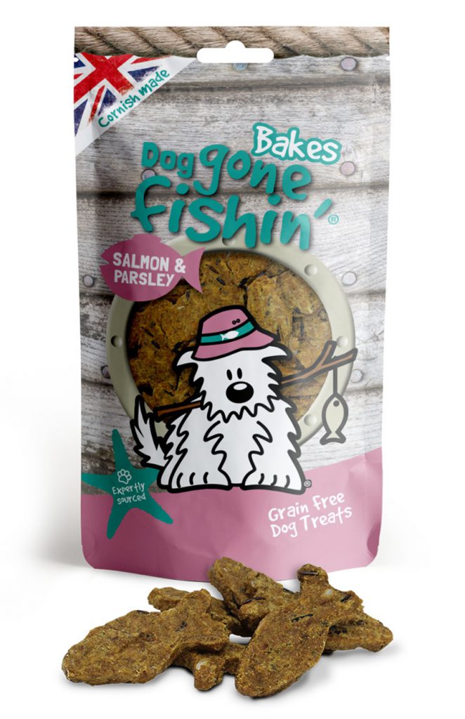 Dog Gone Fishin' Salmon & Parsley Bakes 75g