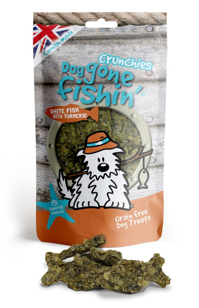 Dog Gone Fishin' White Fish With Turmeric Crunchies 75g