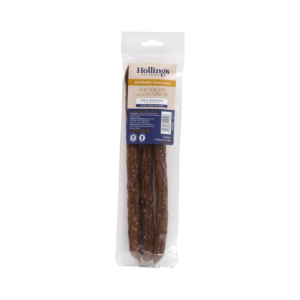 Hollings Gourmet Sausages With Venison (3 Pack)