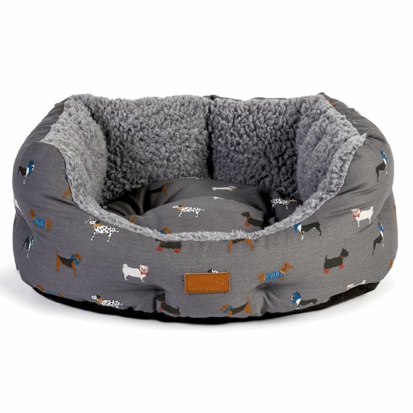 CLEARANCE Danish Design FatFace Marching Dogs Deluxe Slumber Bed - Proper Dog Treats