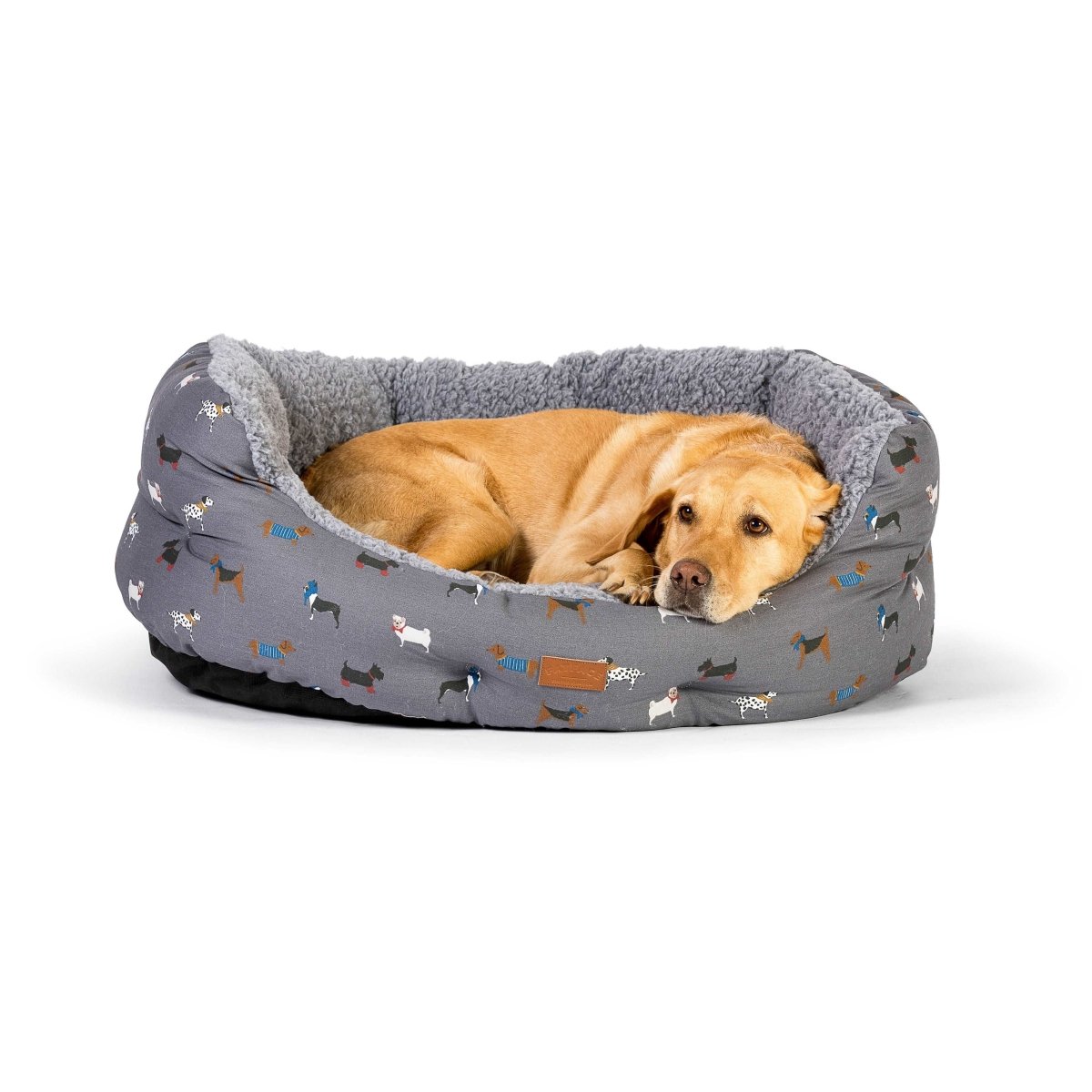 CLEARANCE Danish Design FatFace Marching Dogs Deluxe Slumber Bed - Proper Dog Treats