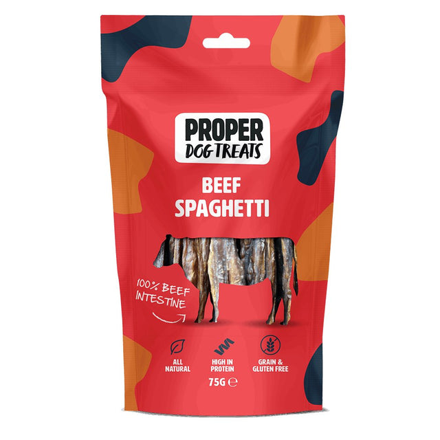 Proper Dog Treats Beef Spaghetti (Intestine) 75g - Proper Dog Treats