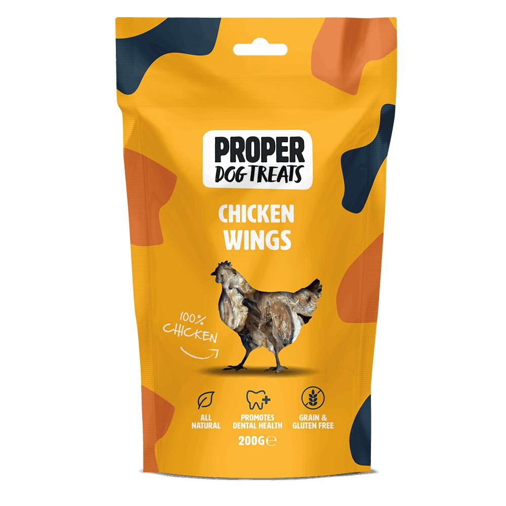 Proper Dog Treats Chicken Wings 200g - Proper Dog Treats