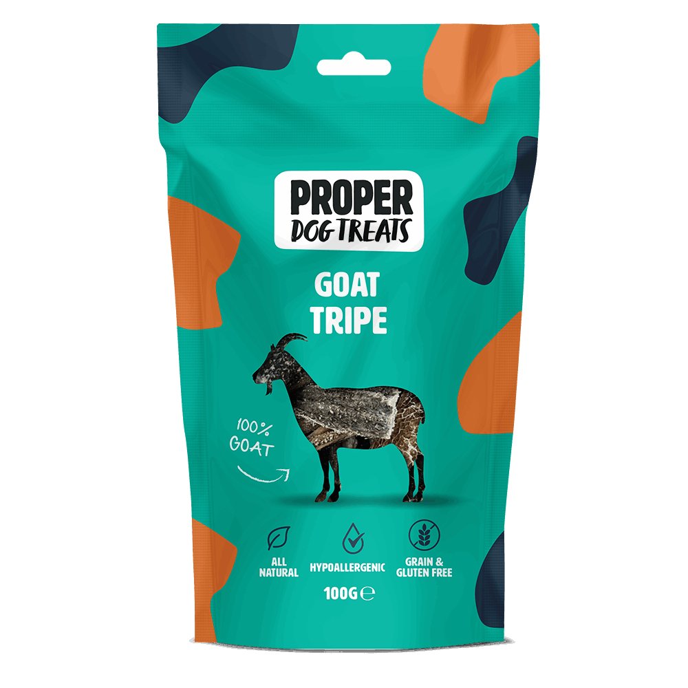 Proper Dog Treats Goat Tripe 100g - Proper Dog Treats