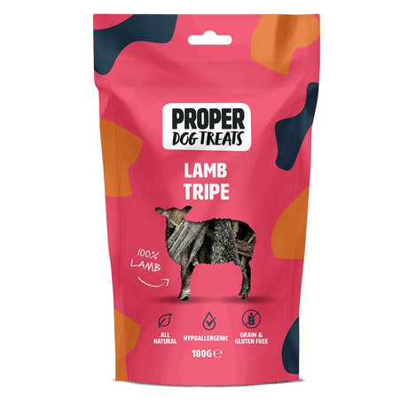 Proper Dog Treats Lamb Tripe 100g - Proper Dog Treats