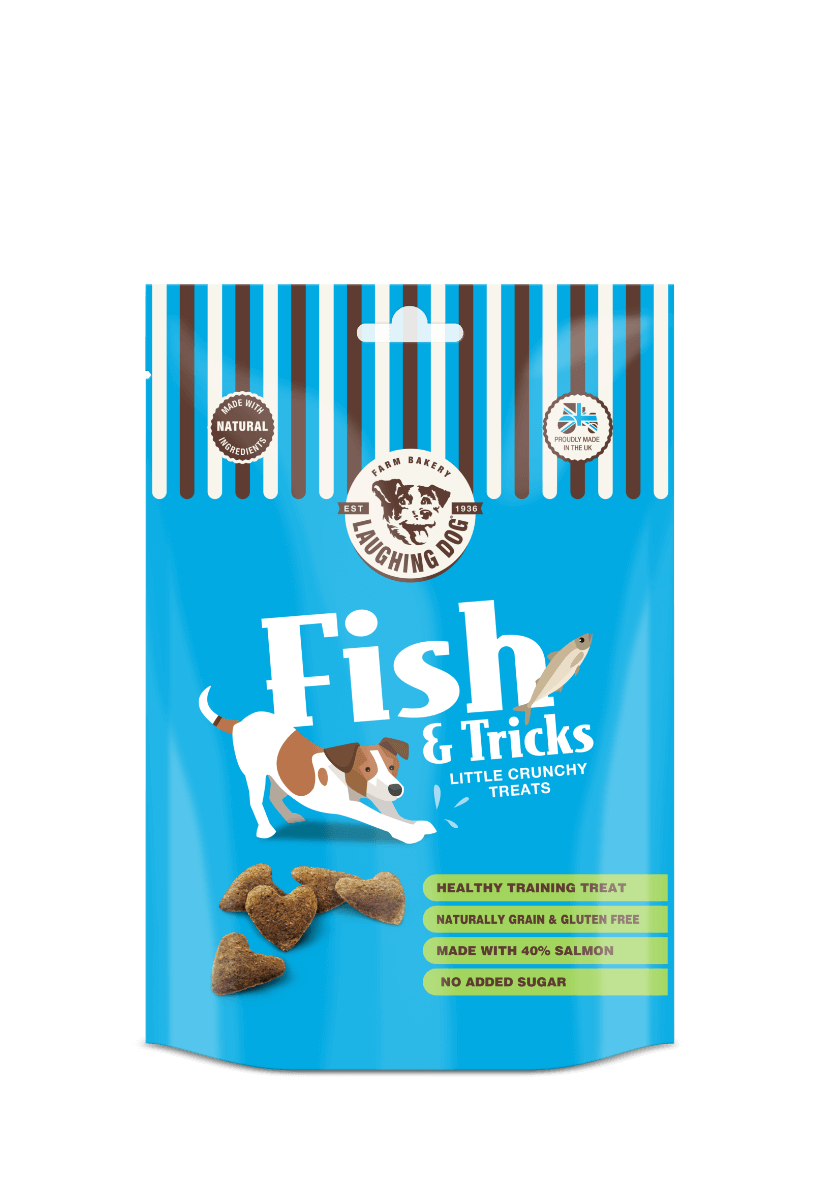 Laughing Dog Fish N Tricks Dog Treats 125g